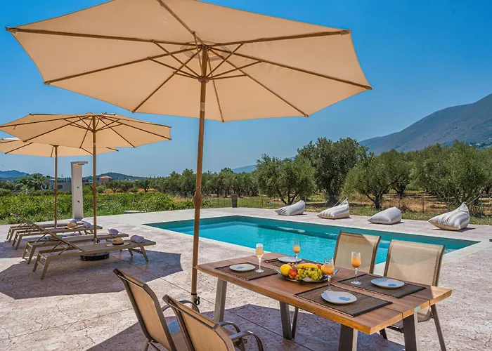Nava - Nestled In Olive Trees With Private Pool, By Zantewize 阿里克斯